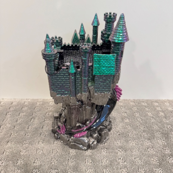 Bath & Body Works Maleficent Dragon Castle Pedestal + Body Care Tray Bundle NWT - Picture 7 of 9